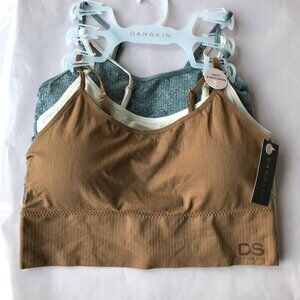Danskin  Intimates   BRAS, Removable Pads,  3-set ,Size  : L